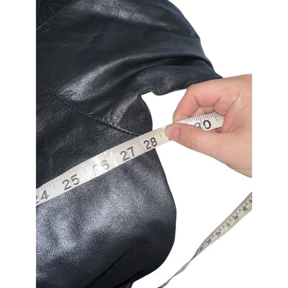 VTG Fitzwright Womens Leather & Suede Coat Plus 2X Black Patterned Suede Floral - Picture 6 of 7